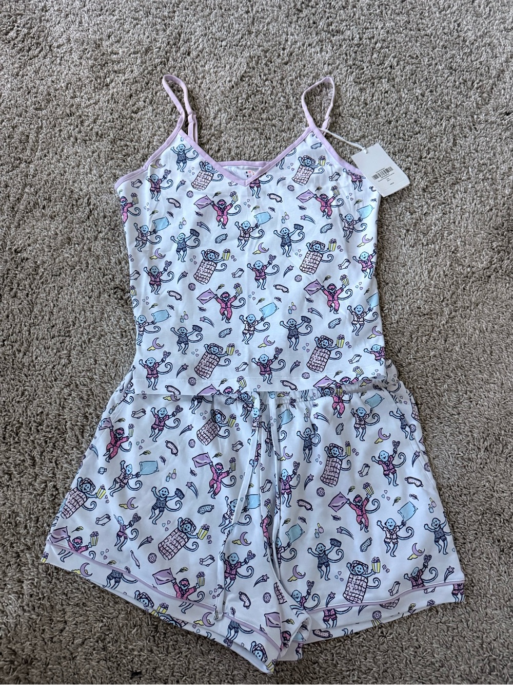 NWT Roller Rabbit Slumber Party Mischa Tank Set